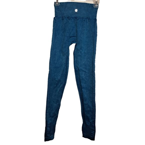 New The Beginning Of Blue Ride or Die Seamless Moto High Waist Leggings XS Small - Picture 5 of 8